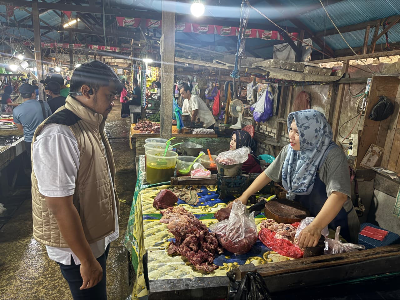 Satgas Pangan Polda Kalsel Turun ke Pasar Kalindo, Pantau Harga Beras dan Bahan Pokok Diawal Ramadhan